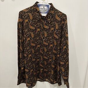 Vintage Bullock & Jones Patterned Button Down